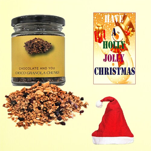 Buy Granola Chunks With Santa Cap