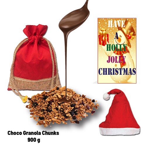 Buy Yummious Granola Chunks With Santa Cap