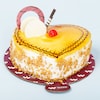 Buy Butterscotch Heart Shape Cake