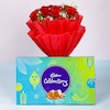 Buy Red Roses With Cadbury Celebrations