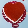 Buy Yummy Red Velvet Heart Shape Cake
