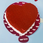 Yummy Red Velvet Heart Shape Cake