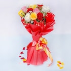 12 Mixed Roses