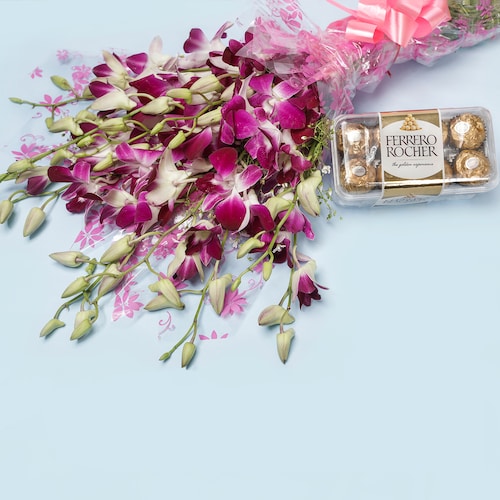 Buy Orchids With Ferrero