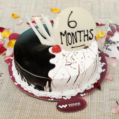 Buy 6 Months Choco Vanilla Fusion Cake