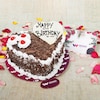 Buy Birthday Heart Shape Black Forest Cake