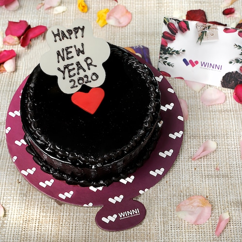 Buy New Year Chocolate Cake