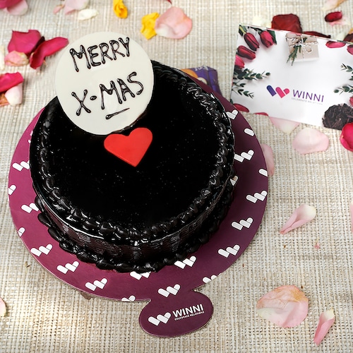 Buy Merry XMAS Chocolate Cake