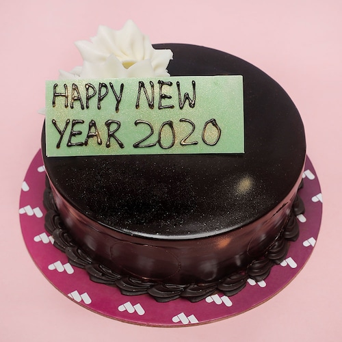 Buy Chocolate New Year Cake