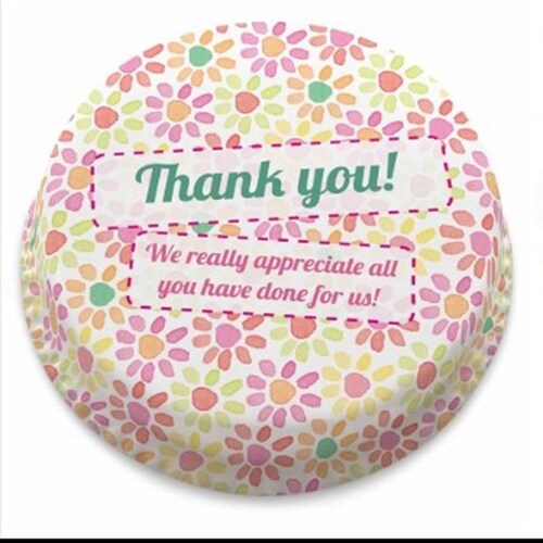 Buy Colourful Thank You Flowers Cake