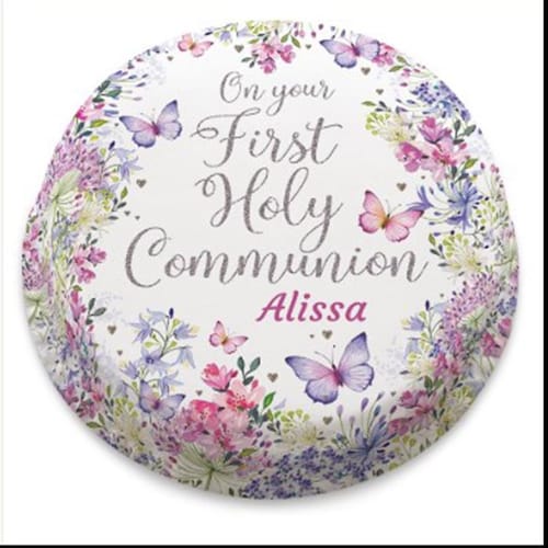 Buy Floral First Communion Cake