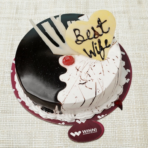 Buy Best WIfe Choco Vanilla Fusion Cake