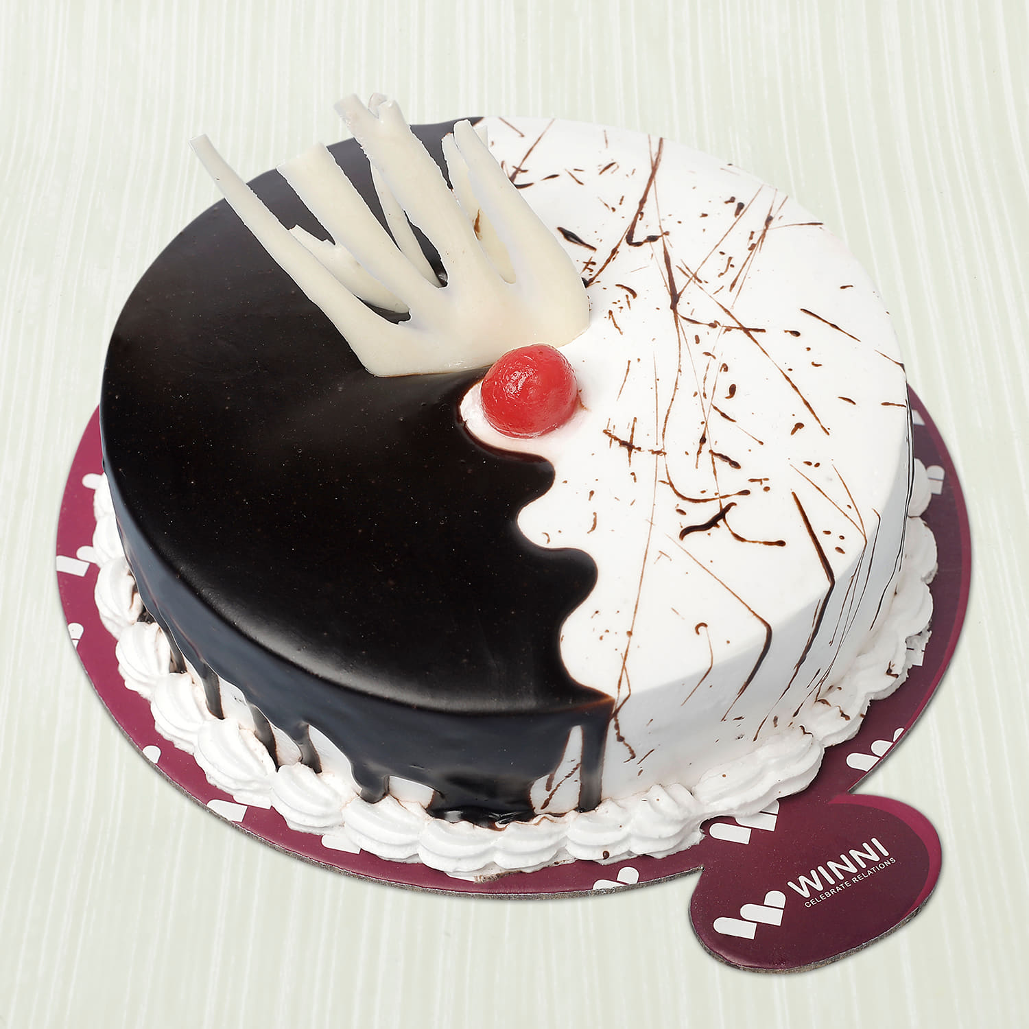 2 Choco Vanilla Fusion Cake - Town Tokri