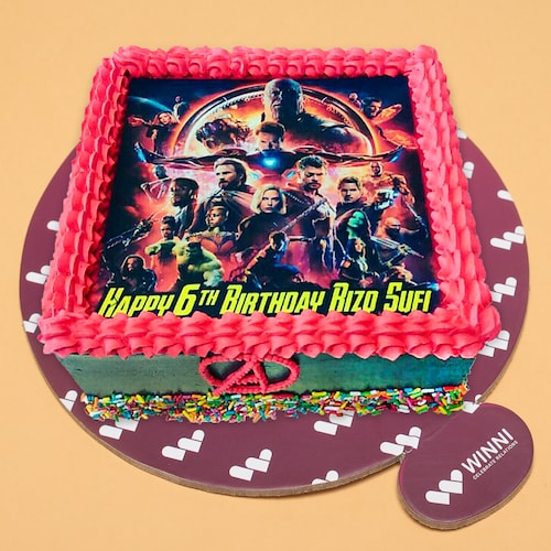 Buy Avengers  Photo Cake