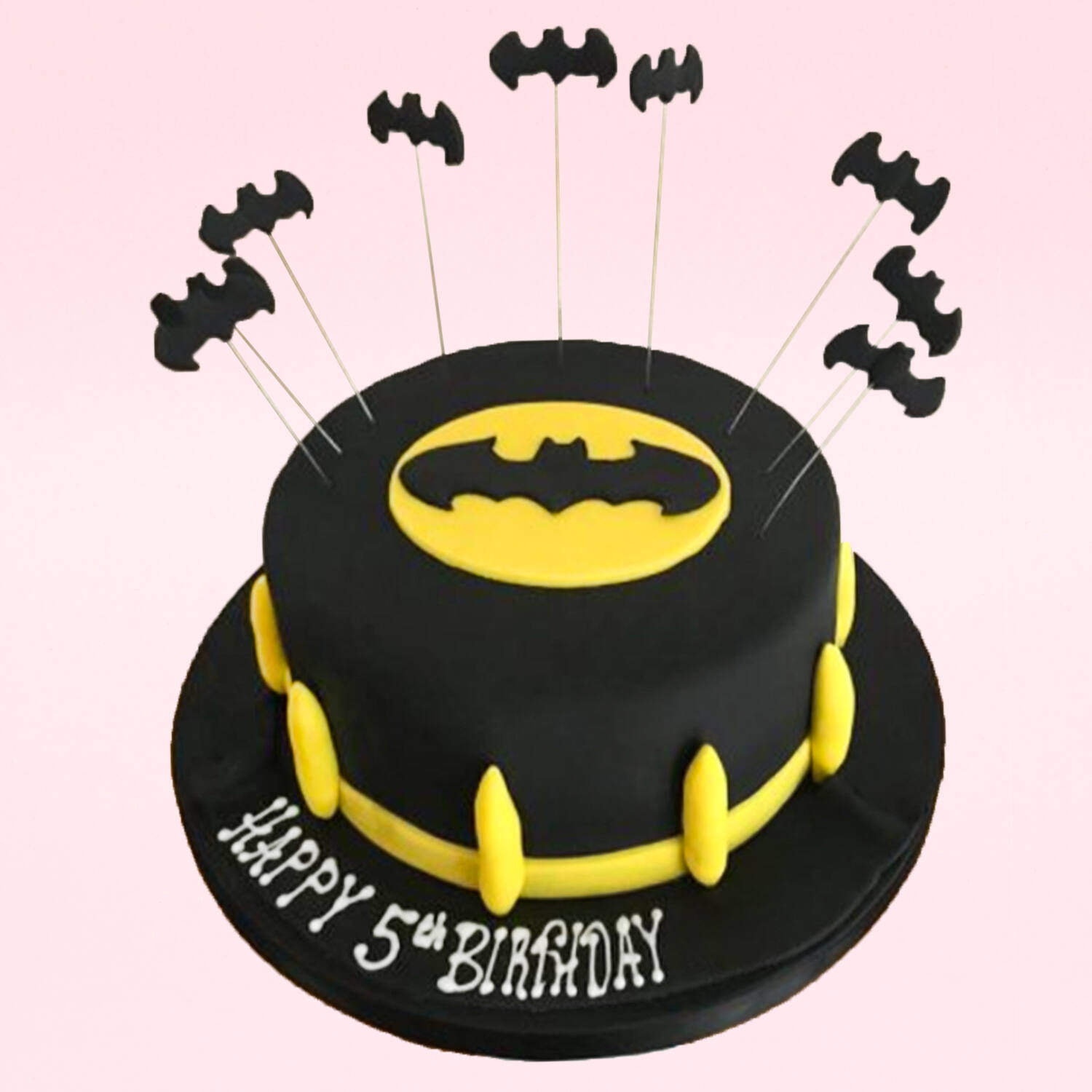 Batman 1st Birthday Cake - Decorated Cake by Occasional - CakesDecor