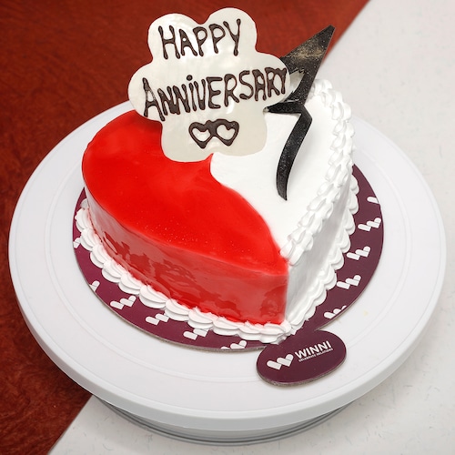 Buy Strawberry Vanilla Anniversary Cake