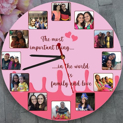 Create Happy Moments Clock