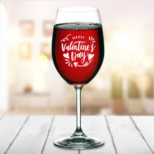 Buy Happy Valentine Glass