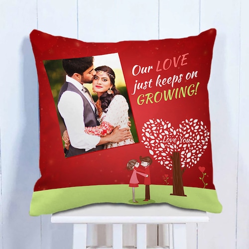 Buy Love Tree Photo Cushion