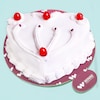 Buy Vanilla  Heart Shape Cake