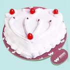 Vanilla  Heart Shape Cake