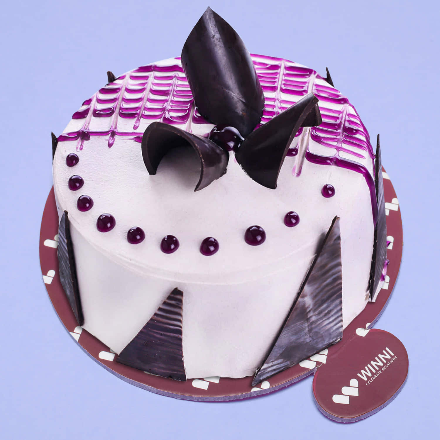 Online Pretty Sky Blueberry Cake 8 Portion Gift Delivery in UAE - FNP