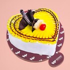 Lovely Pineapple Heart Shape Cake
