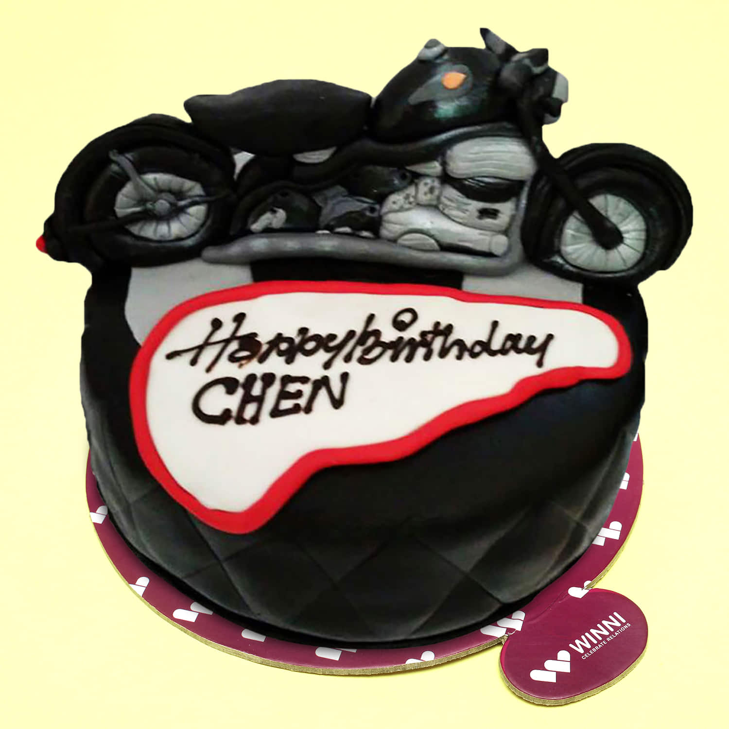 Bike cake 50th Birthday - Decorated Cake by - CakesDecor