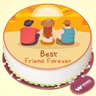 Dashing cake for dashing friend