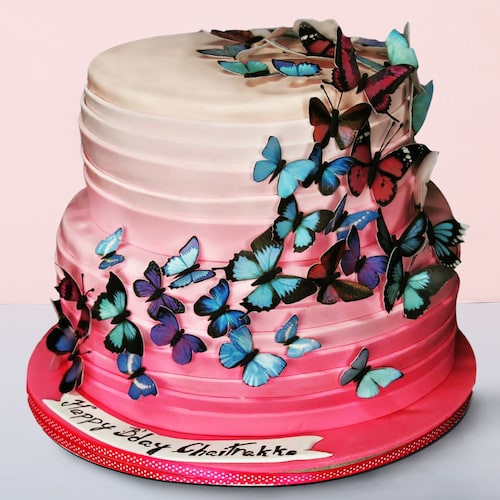 Buy Fluttering Butterfly Cake