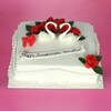 Buy White Swan Pair Cake