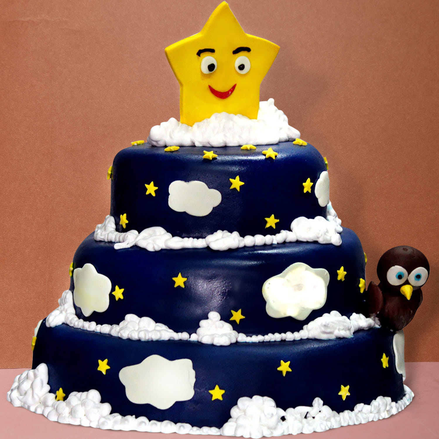 Cloud & Stars Baby Shower Cake Delivery in Delhi NCR - ₹4,499.00 Cake  Express