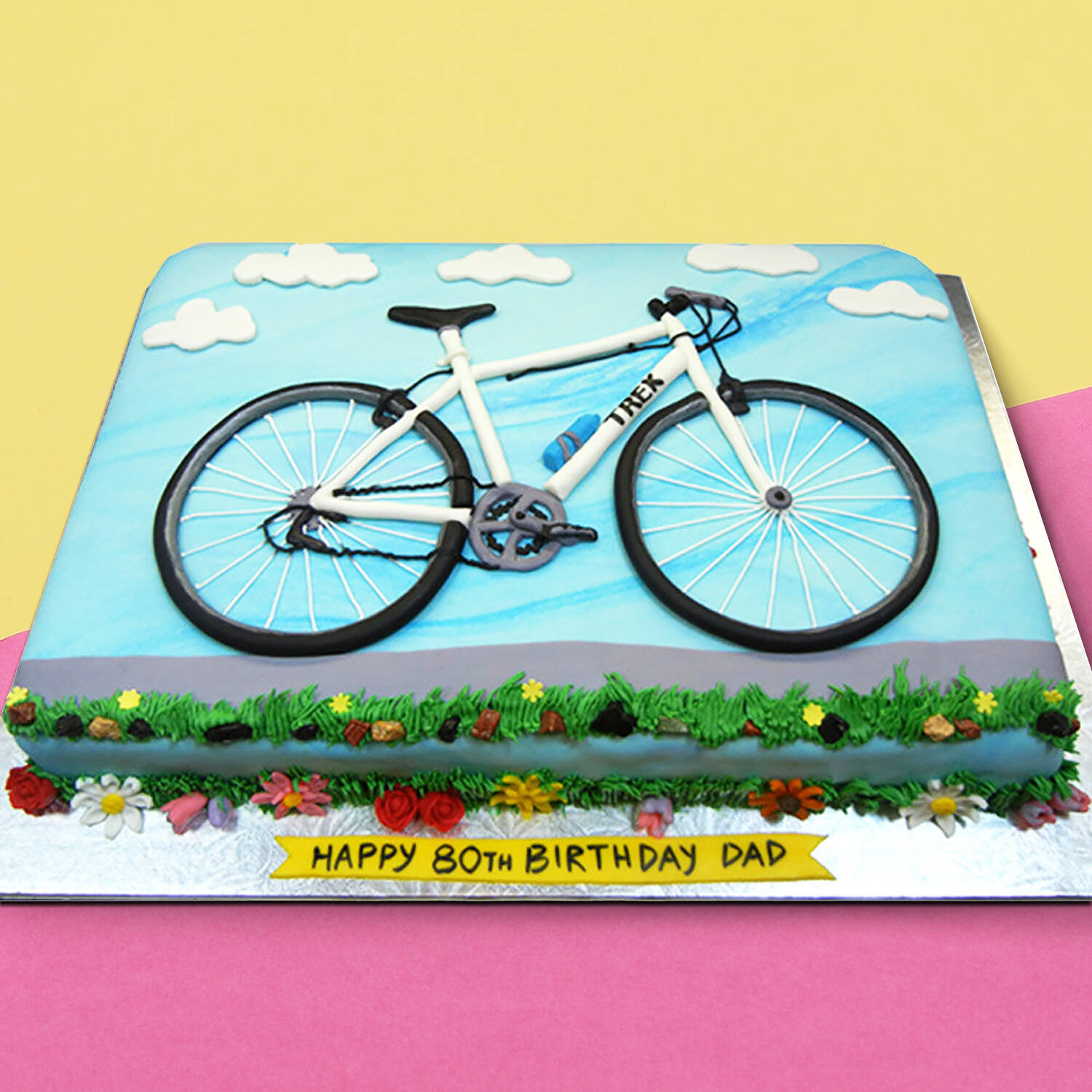 Bike Theme Cake