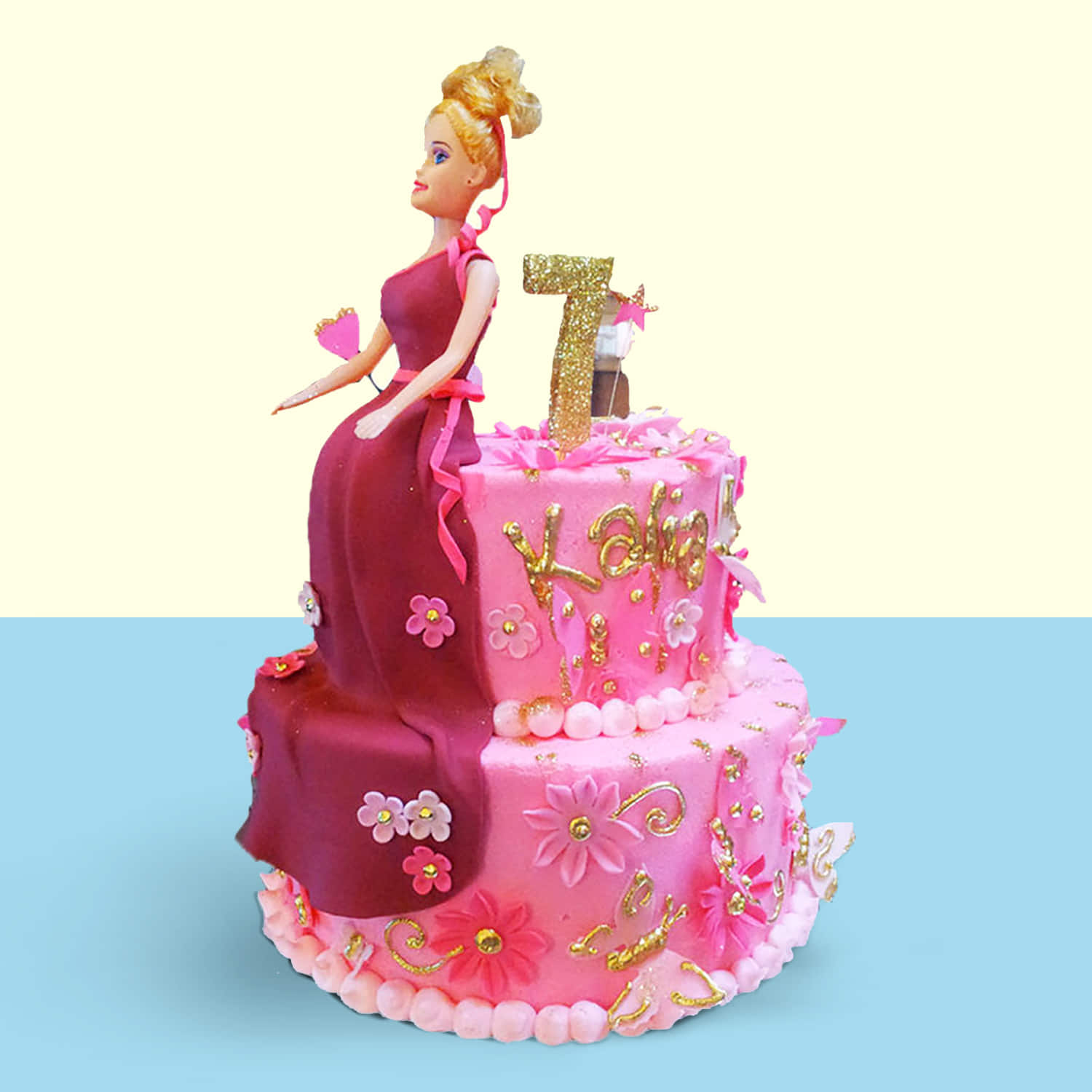 Barbie Doll Birthday Cake Online in Delhi NCR | DoorstepCake