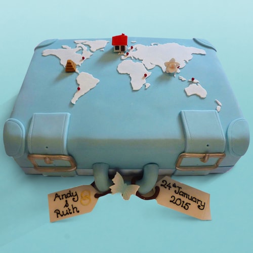 Traveler Luggage Cake * Huascar & Company Bakeshop