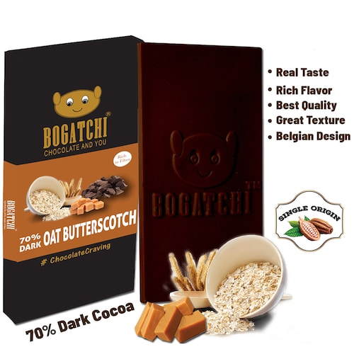 Buy Dark Oats Butter Scotch Chocolate Bar