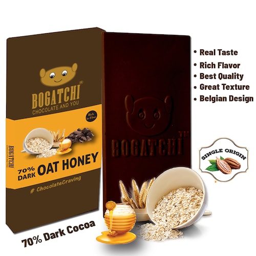 Buy Dark Oats Honey Chocolate Bar