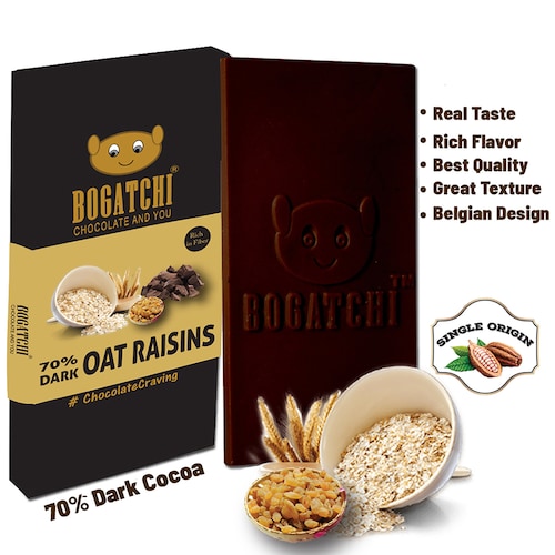 Buy Dark Oats Raisins Chocolate Bar