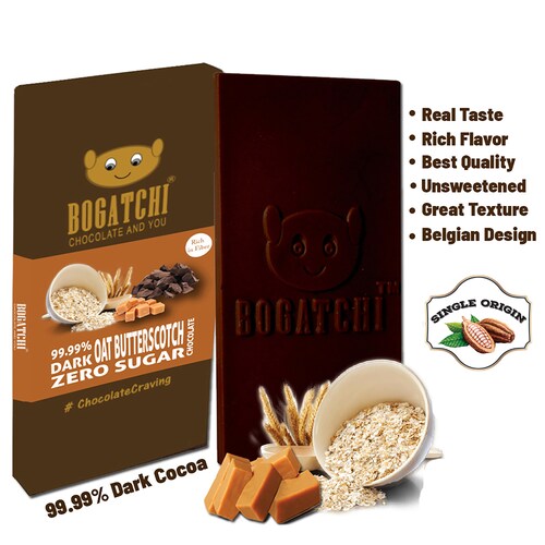 Buy Tempting Dark Oats Butter Scotch Chocolate Bar