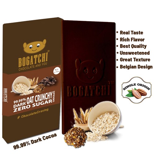 Buy Yummy Dark Oats Crunchy Chocolate Bar