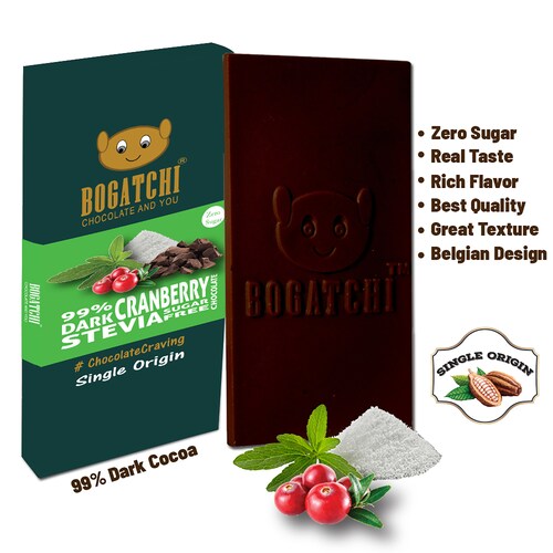 Buy Dark Stevia Cranberry Chocolate