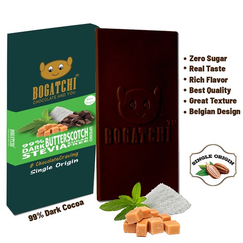 Buy Dark Stevia Butterscotch Chocolate