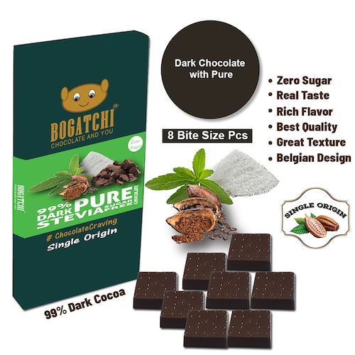Buy Dark Stevia Pure Chocolate