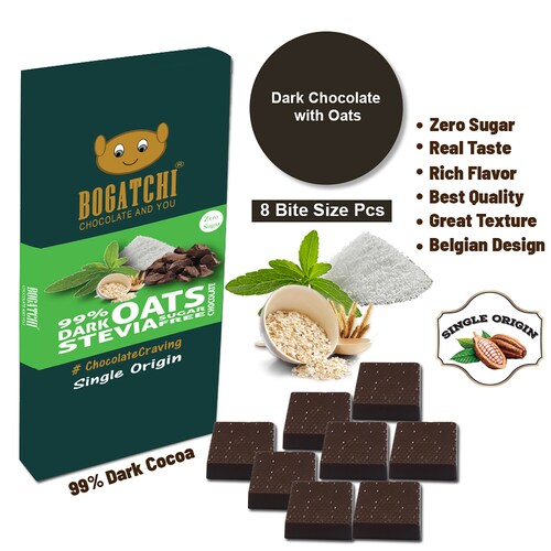 Buy Dark Stevia Oats Chocolate