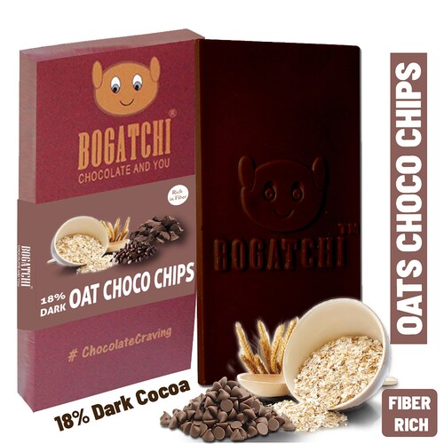 Buy Dark Oats Choco Chips Chocolate Bar