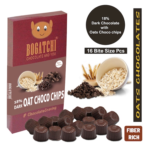 Buy Dark Oats Choco Chips Chocolate  16 pieces