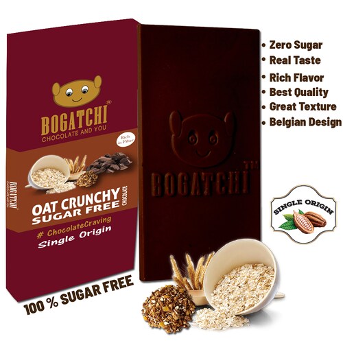 Buy Sugar Free Oats Crunchy Chocolate Bar