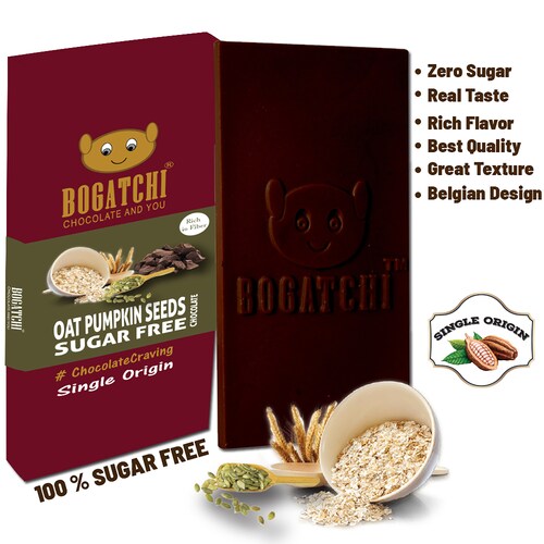 Buy Sugar Free Oats Pumpkin Seeds Chocolate Bar
