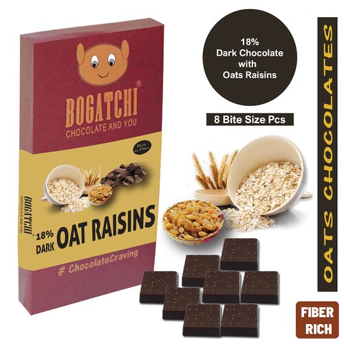 Buy Dark Oats Raisins Chocolate  8 pieces