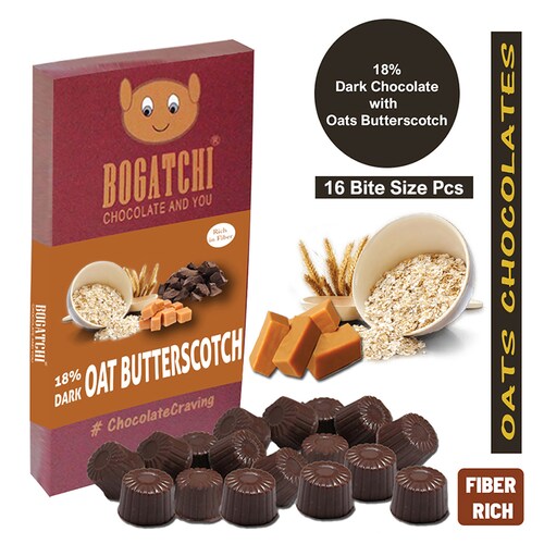 Buy Dark Oats Butter Scotch Chocolate  16 pieces